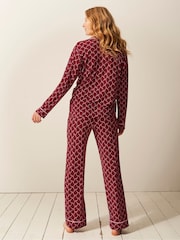 Stripe & Stare Long Sleeve Pyjamas Set - Image 3 of 4