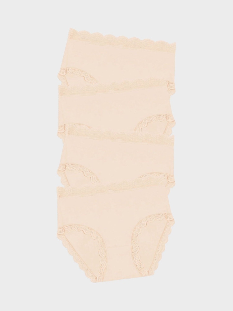 Stripe & Stare High Rise Knickers 4 Pack - Image 1 of 6