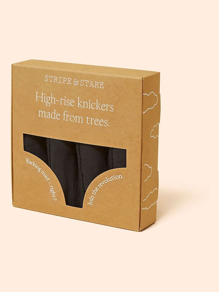 Stripe & Stare High Rise Knickers 4 Pack - Image 7 of 7