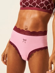Stripe & Stare High Rise Knickers 4 Pack - Image 2 of 10