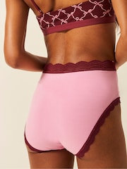 Stripe & Stare High Rise Knickers 4 Pack - Image 3 of 10
