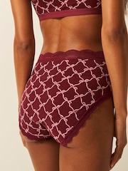 Stripe & Stare High Rise Knickers 4 Pack - Image 5 of 10