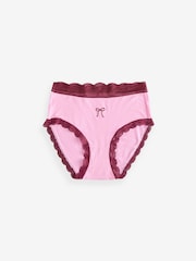 Stripe & Stare High Rise Knickers 4 Pack - Image 8 of 10