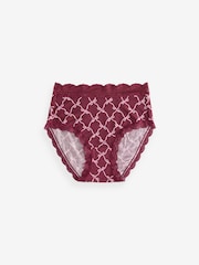 Stripe & Stare High Rise Knickers 4 Pack - Image 9 of 10