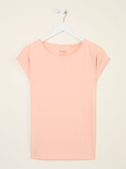 FatFace Ivy Coral Pink T-Shirt - Image 5 of 5