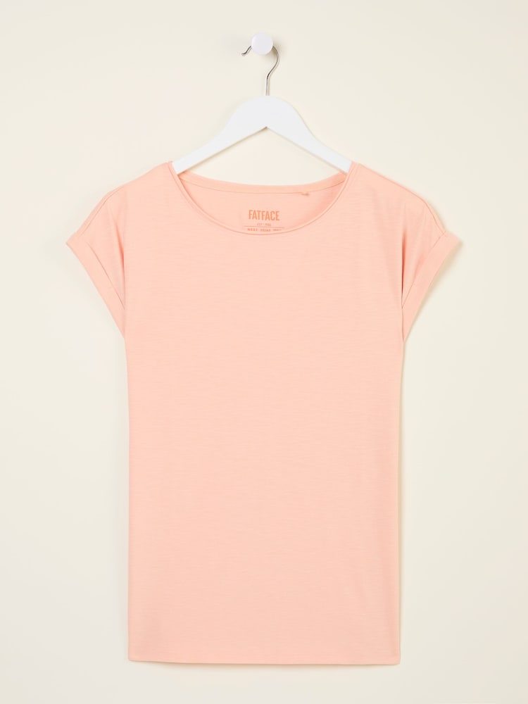 FatFace Ivy Coral Pink T-Shirt - Image 5 of 5