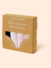 Stripe & Stare High Rise Knickers 4 Pack - Image 8 of 8
