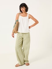 FatFace Carly White Cami Top - Image 3 of 6