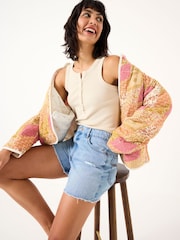 FatFace Rachel Natural Rib Vest - Image 4 of 5