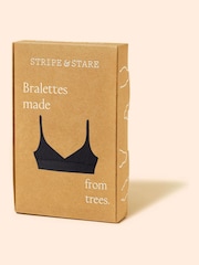 Zwart - Stripe & Stare Lace Bralette - Image 5 of 5