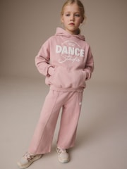 Pink Dance Hoodie And Wide Leg Joggers Set (3-16yrs) - Image 1 of 6