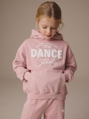 Pink Dance Hoodie And Wide Leg Joggers Set (3-16yrs) - Image 5 of 6