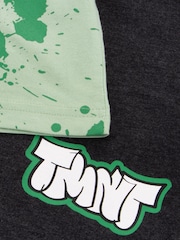 Character Green Teenage Mutant Ninja Turtles 100% Cotton T-Shirt And Shorts Set - Image 10 of 11