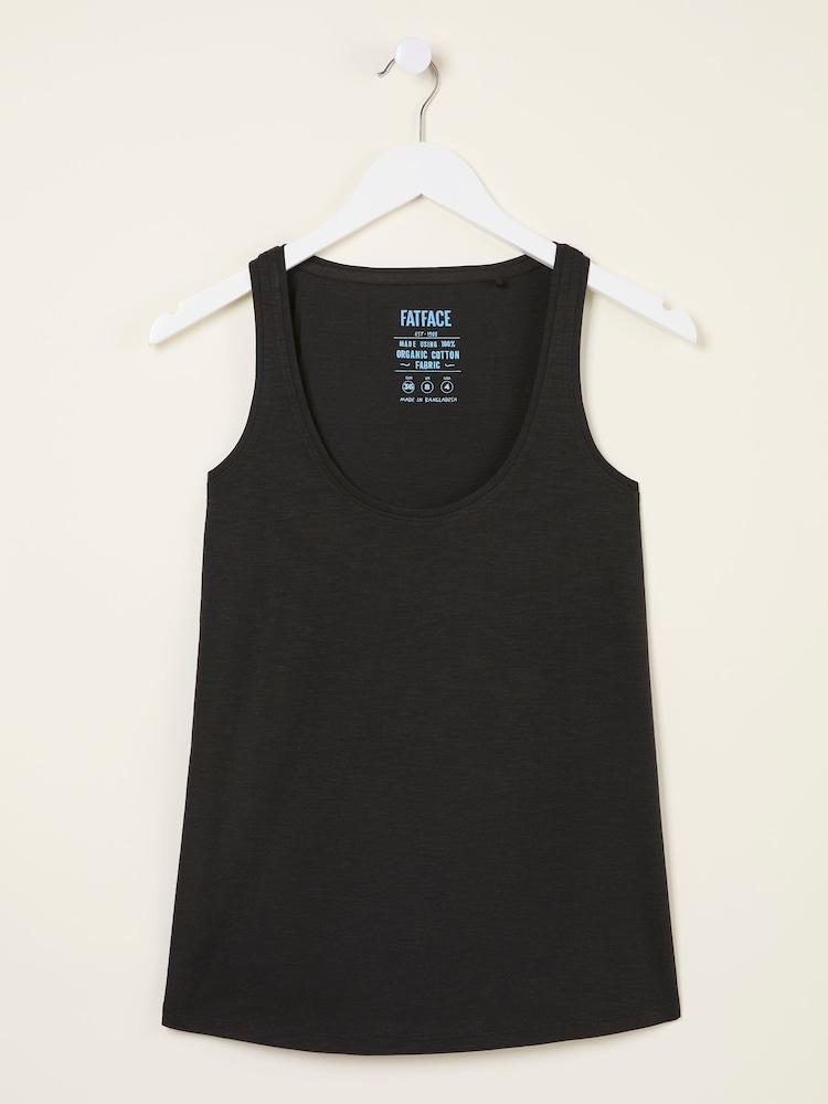 FatFace Kirsty Black Vest - Image 1 of 5