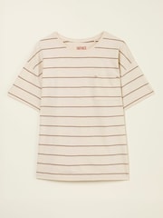 FatFace Lily Ivory Stripe T Shirt - Image 1 of 1