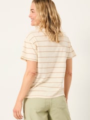 FatFace Lily Ivory Stripe T Shirt - Image 2 of 5