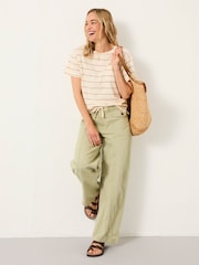 FatFace Lily Ivory Stripe T Shirt - Image 3 of 5