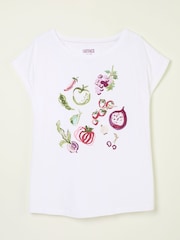 FatFace Fruit Graphic T Shirt - Imagen 1 de 1