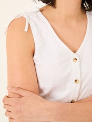 FatFace Embroidered Jersey Tank - Imagen 4 de 5