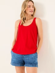 FatFace Kirsty Bright Red Vest - Image 1 of 5