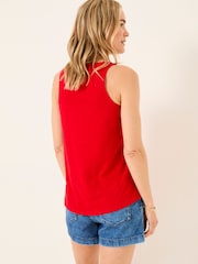 FatFace Kirsty Bright Red Vest - Image 2 of 5