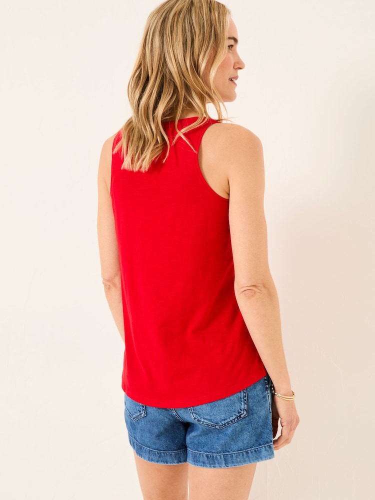 FatFace Kirsty Bright Red Vest - Image 2 of 5