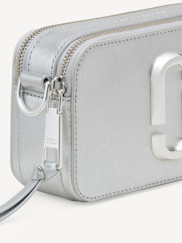 Marc Jacobs Silver The Snapshot Cross-Body Bag Seasons
