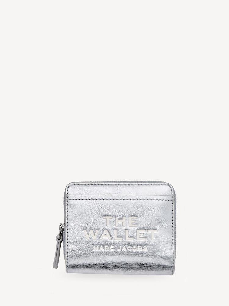 Marc Jacobs Silver The Mini Compact Wallet - Image 1 of 4