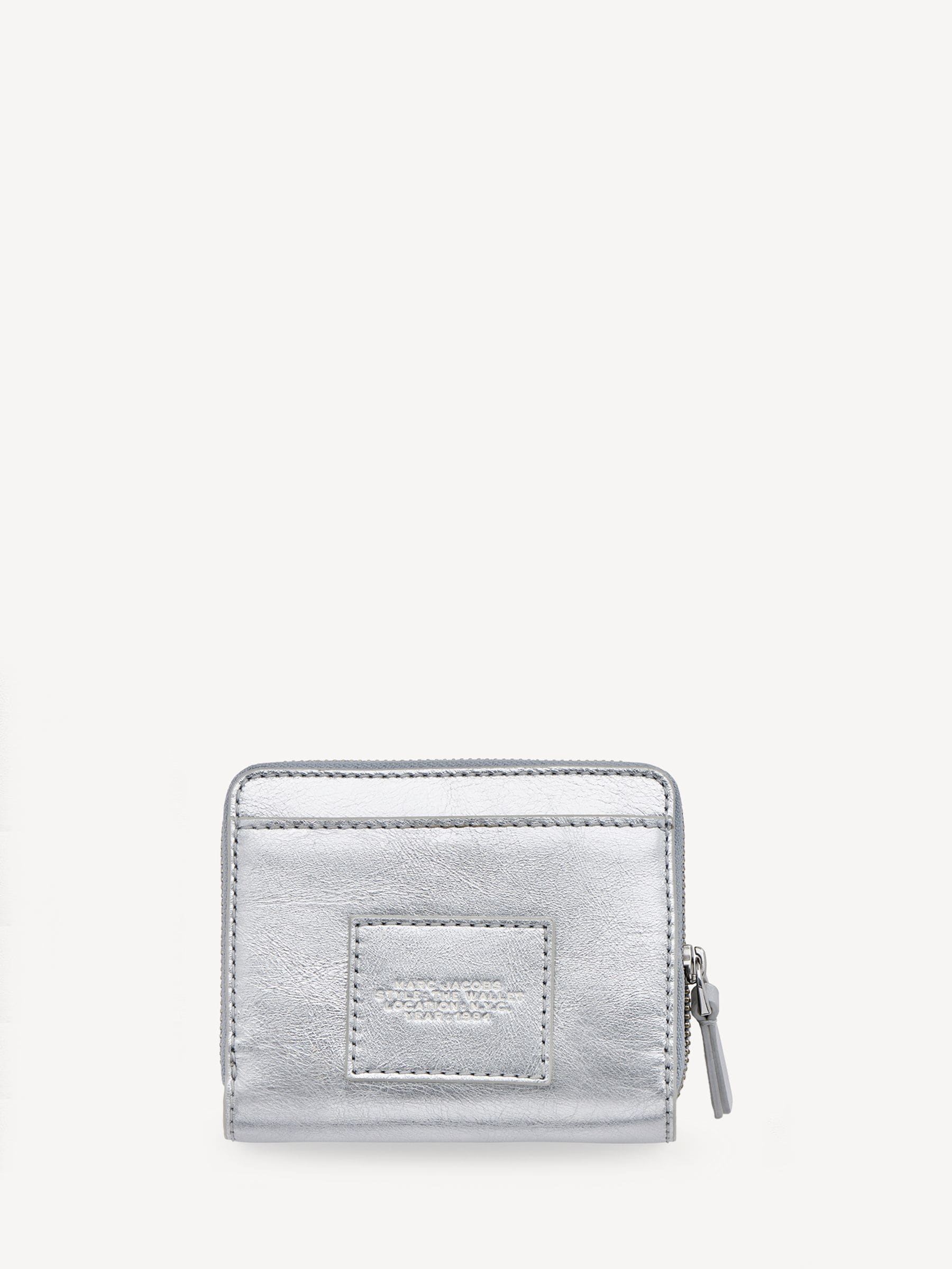 Marc Jacobs Silver The Mini Compact Wallet | Seasons