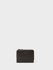 OSPREY LONDON Saddle Leather Kelso Mini Zip-Around Purse - Image 1 of 5
