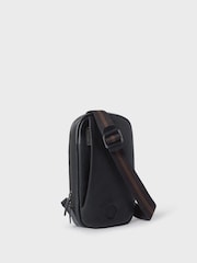 OSPREY LONDON The Compass Leather Sling Black Bag - Image 2 of 5
