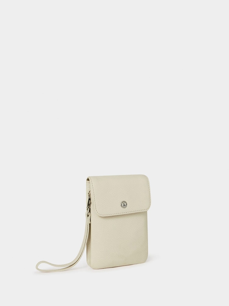 Creme - Osprey London, The Madison, Handytasche aus Leder - Bild 2 von 6