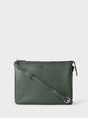 Verde - Osprey London The Large Kelso Leather Cross-Body Brown Bag - Imagem 1 de 4