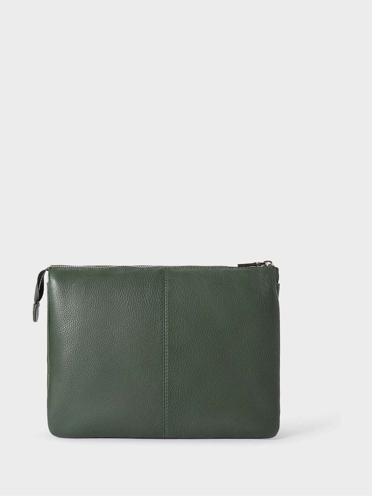 Verde - Osprey London The Large Kelso Leather Cross-Body Brown Bag - Imagem 2 de 4