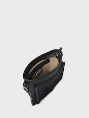 Osprey London The Compass Leather Cross-Body Black Bag - Image 3 of 5