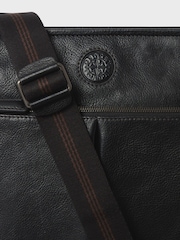 Osprey London The Compass Leather Cross-Body Black Bag - Image 5 of 5