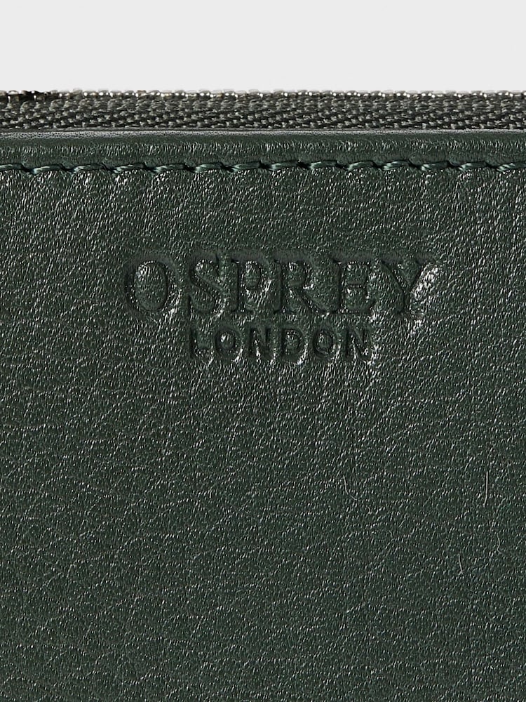 OSPREY LONDON Saddle Leather Kelso Mini Zip-Around Purse - Image 5 of 5