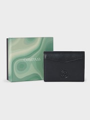 Osprey London The Compass Leather Card Black Case - Image 1 of 5