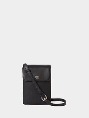 Osprey London The Madison Leather Black Phone Bag - Image 1 of 6