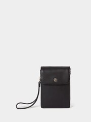 Osprey London The Madison Leather Black Phone Bag - Image 2 of 6