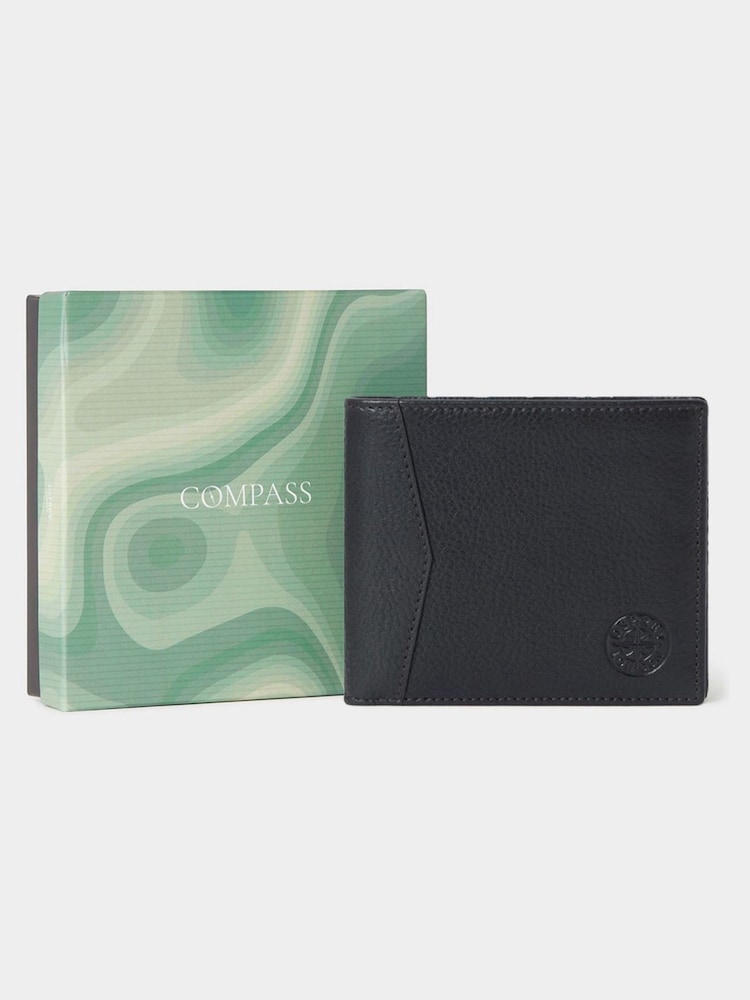 Osprey London The Compass Leather Coin Brown Wallet - Image 1 of 6