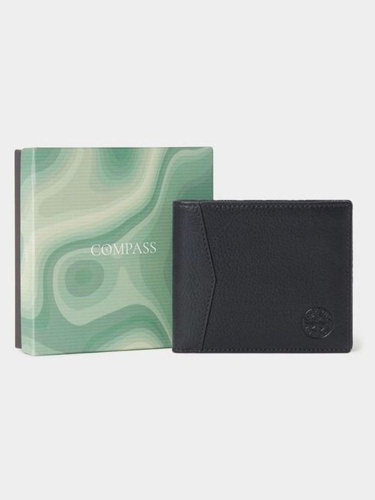 أسود - محفظة عملات معدنية جلد تشكيلة The Compass من Osprey London - صورة 11 من 11
