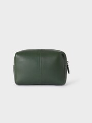 OSPREY LONDON Green The Kelso Leather Washbag - Image 4 of 5