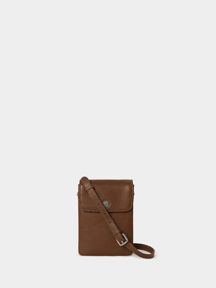 Braun - Osprey London, The Madison, Handytasche aus Leder - Bild 2 von 6