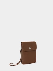 Braun - Osprey London, The Madison, Handytasche aus Leder - Bild 3 von 6