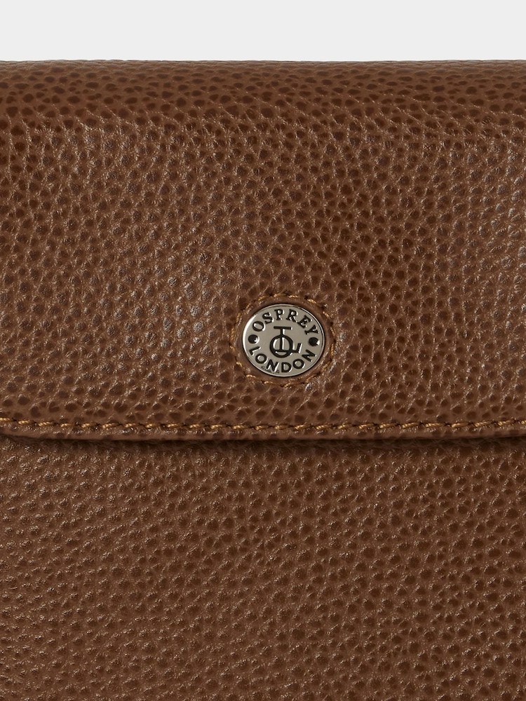 Braun - Osprey London, The Madison, Handytasche aus Leder - Bild 6 von 6