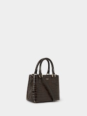 Osprey London The Mini Adaline Leather Brown Grab Bag - Image 3 of 6