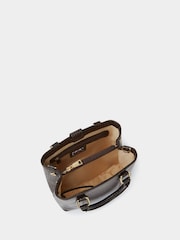 Osprey London The Mini Adaline Leather Brown Grab Bag - Image 4 of 6