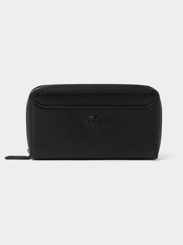 Osprey London The Compass Leather Travel Black Wallet - Image 2 of 3 Osprey London The Compass Leather Travel Black Wallet - Image 2 of 3