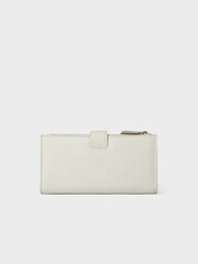 OSPREY LONDON Cream The Savanna Leather Matinee Purse - Image 5 of 5
